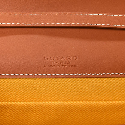 Goyard Goyardine Monte Carlo Bois Clutch With Strap Black Gold 6 of 9