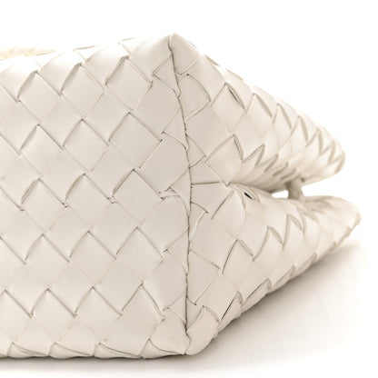 Bottega Veneta Nappa Intrecciato Small East West Andiamo Shoulder Bag White 9 of 9