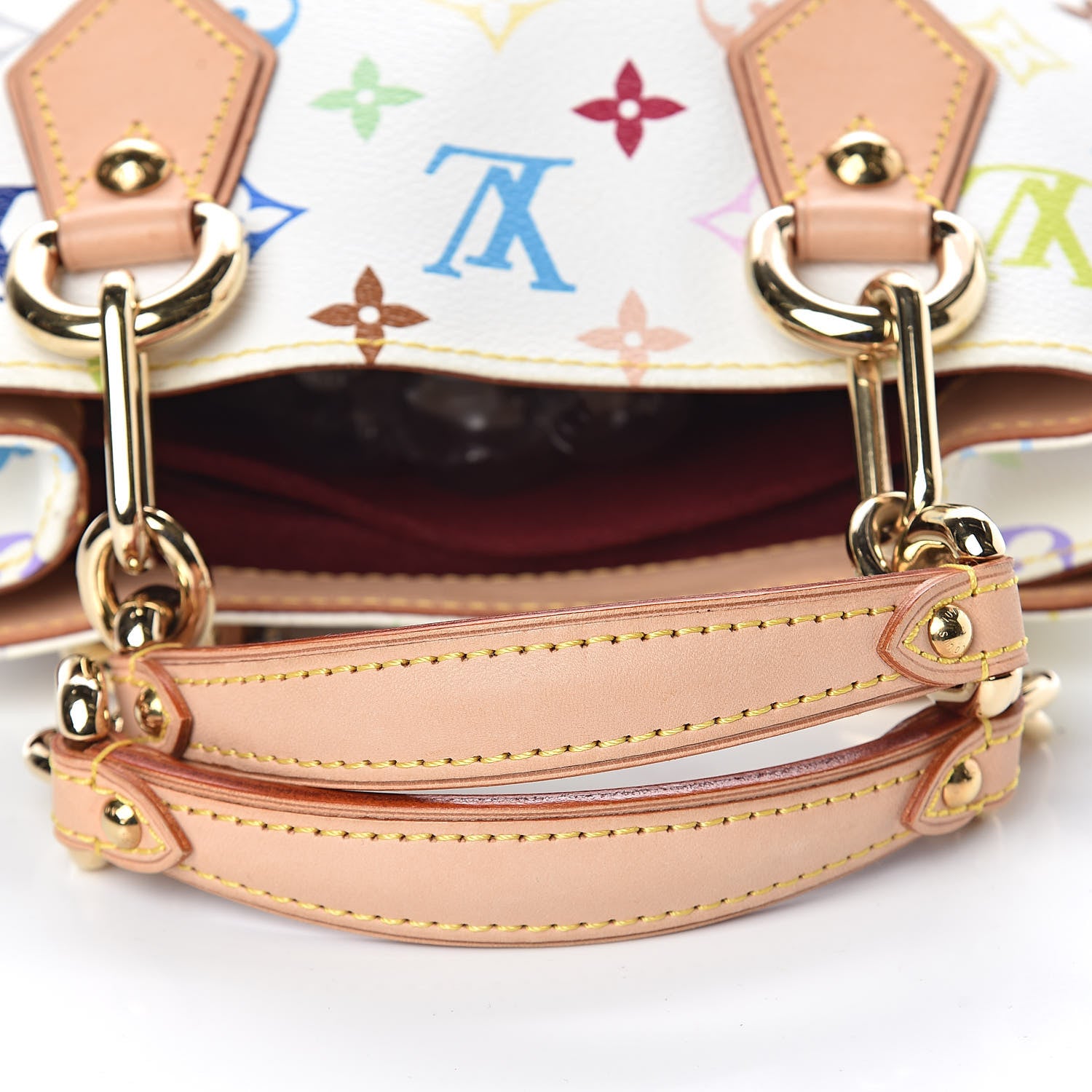 Louis Vuitton Monogram Multicolor Audra White 10 of 10