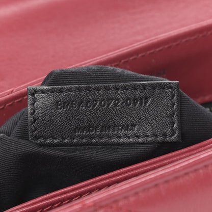 Saint Laurent Calfskin Y Quilted Monogram Toy Loulou Crossbody Bag Rouge 6 of 12
