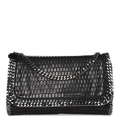 Stella McCartney Net Patent Falabella Clutch Black 1 of 7