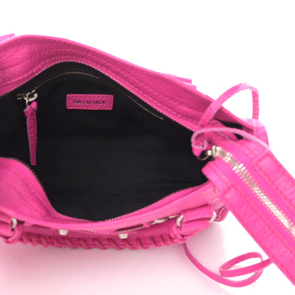 Balenciaga Agneau Classic Silver Hardware Mini City Fuchsia 5 of 11