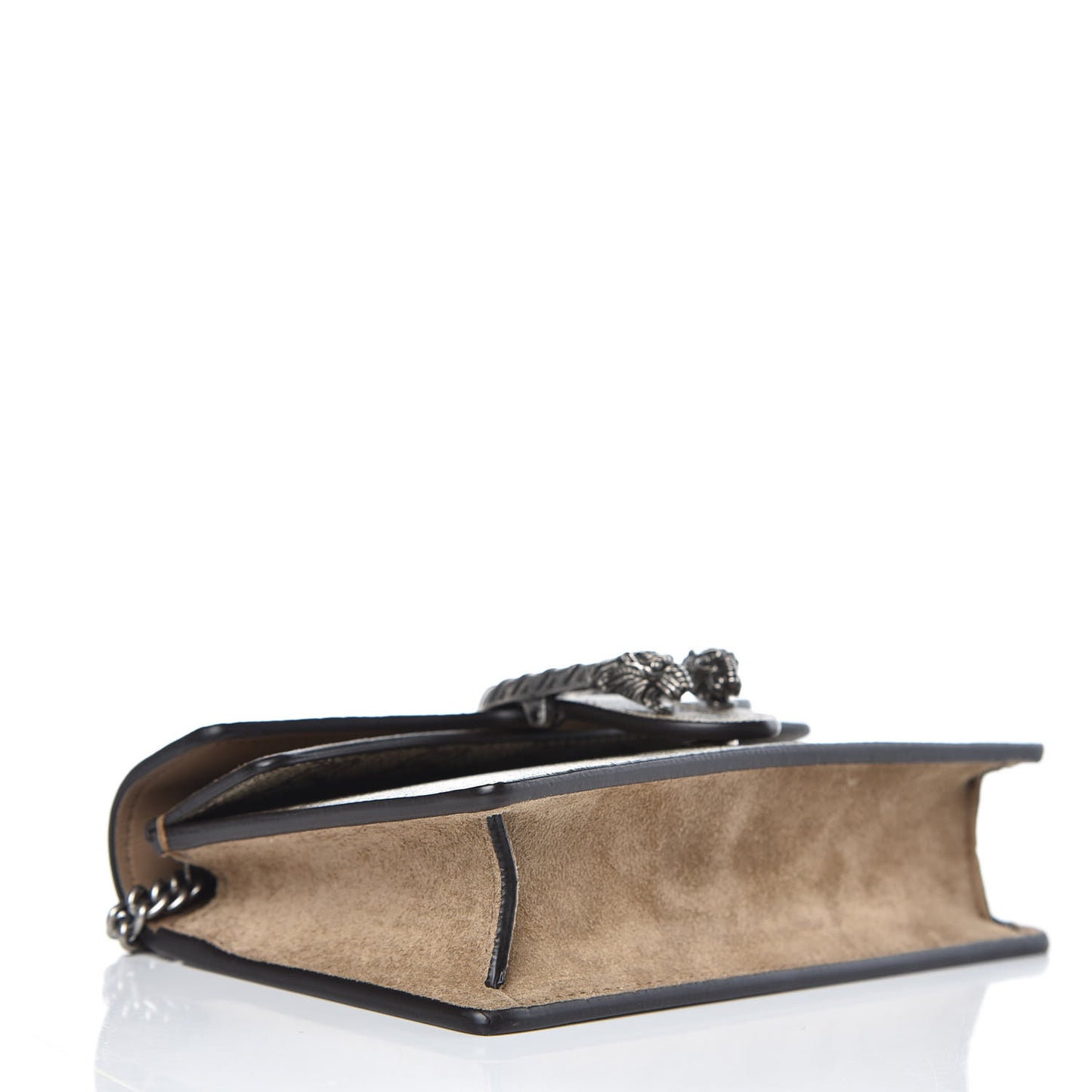 GG Supreme Monogram Super Mini Dionysus Shoulder Bag Taupe
