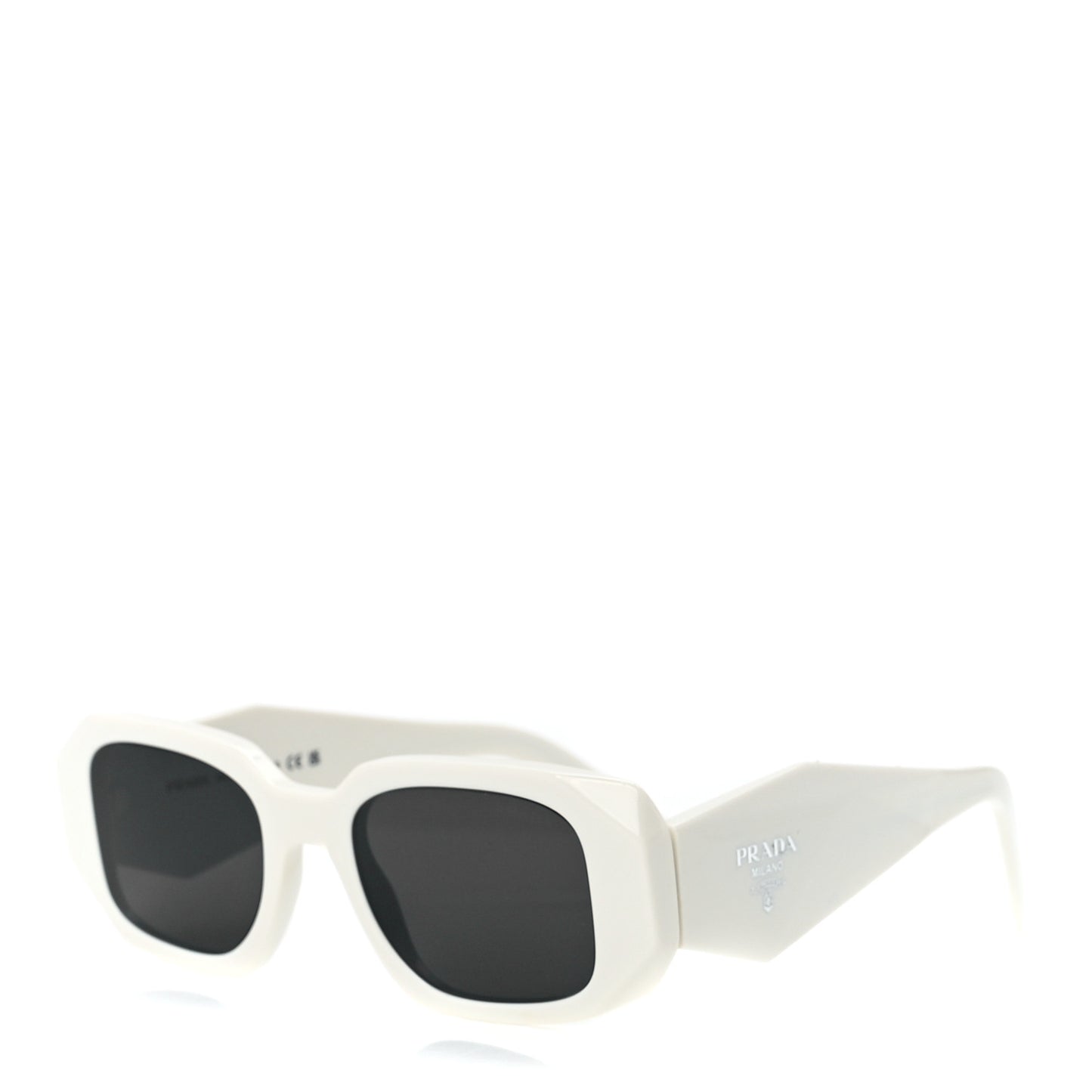 Acetate Symbole Sunglasses SPR 17W White