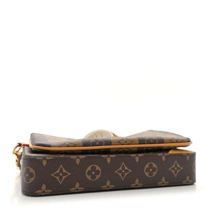 Louis Vuitton X NIGO Reverse Monogram Stripes Trio Messenger 4 of 12