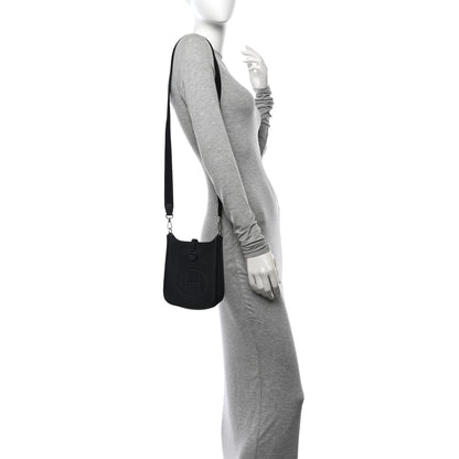 Hermes Taurillon Clemence Evelyne TPM Black 2 of 11