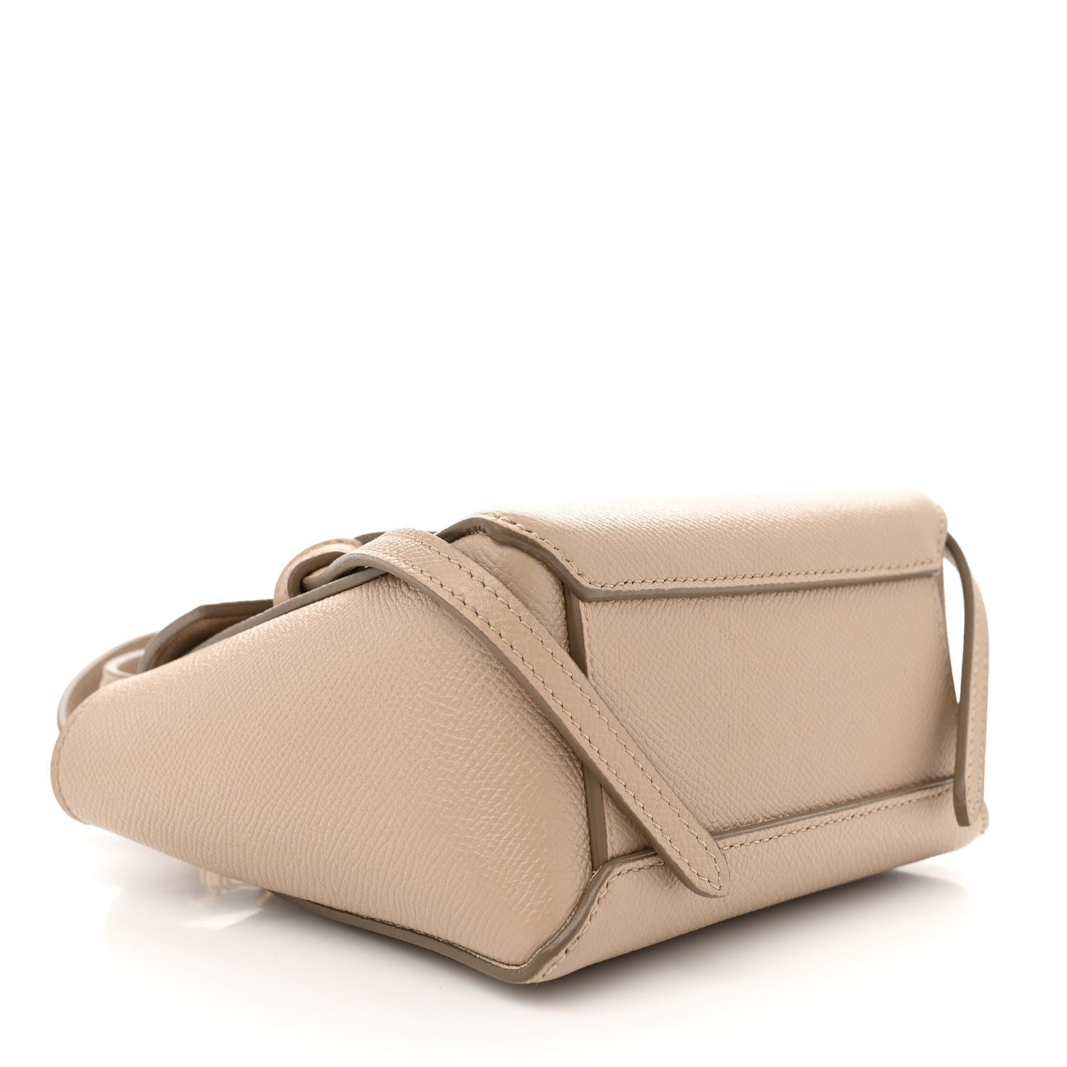 Celine Grained Calfskin Pico Belt Bag Light Taupe 4 of 9