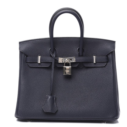 Hermes Togo Birkin 25 Bleu Nuit 1 of 30