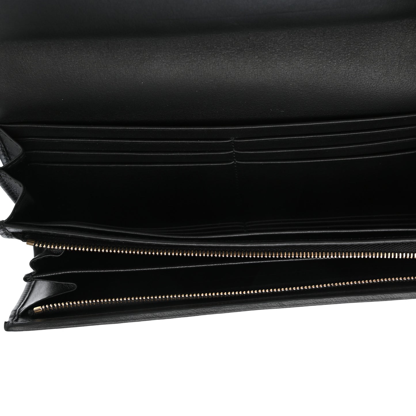 Diamante Sukey Continental Wallet Beige Ebony Black