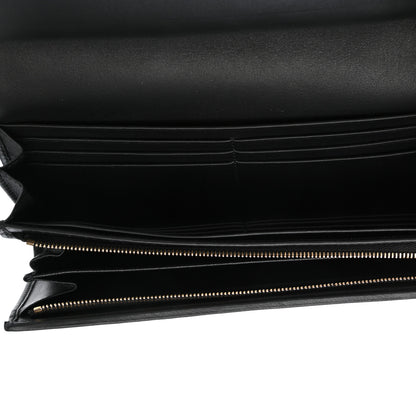 Gucci Diamante Sukey Continental Wallet Beige Ebony Black 5 of 7