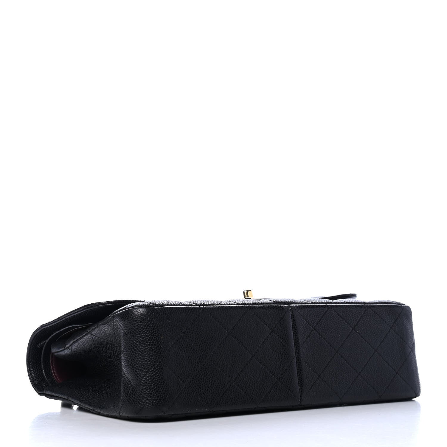 Chanel Caviar Quilted Jumbo Double Flap Black 3 of 4