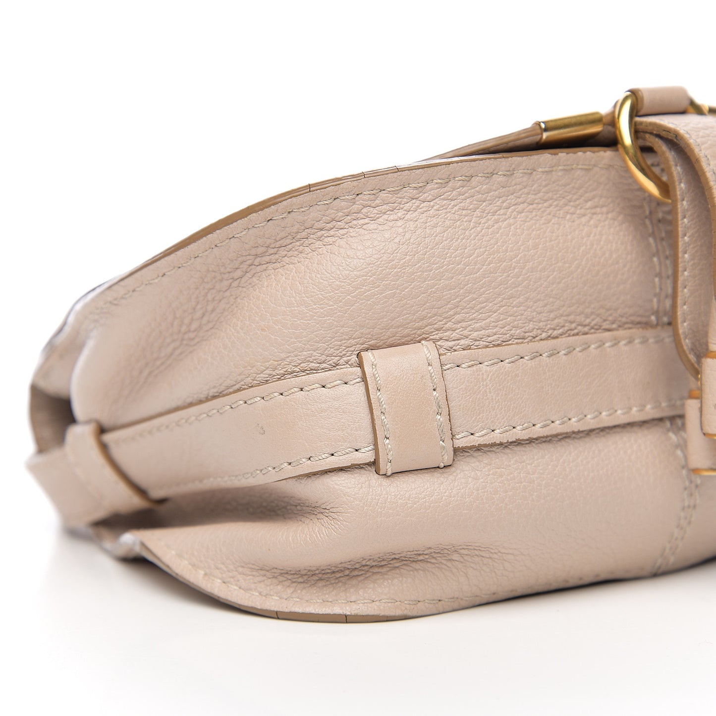 Calfskin Mini Marcie Round Crossbody Bag Abstract White