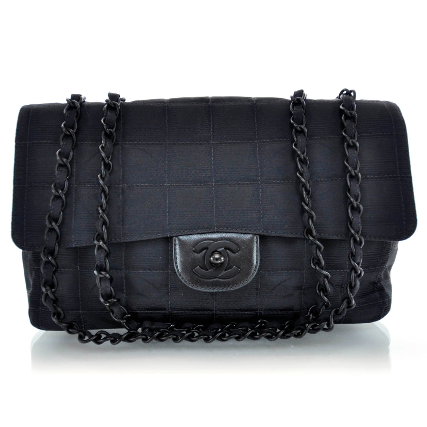Nylon Travel Flap Black