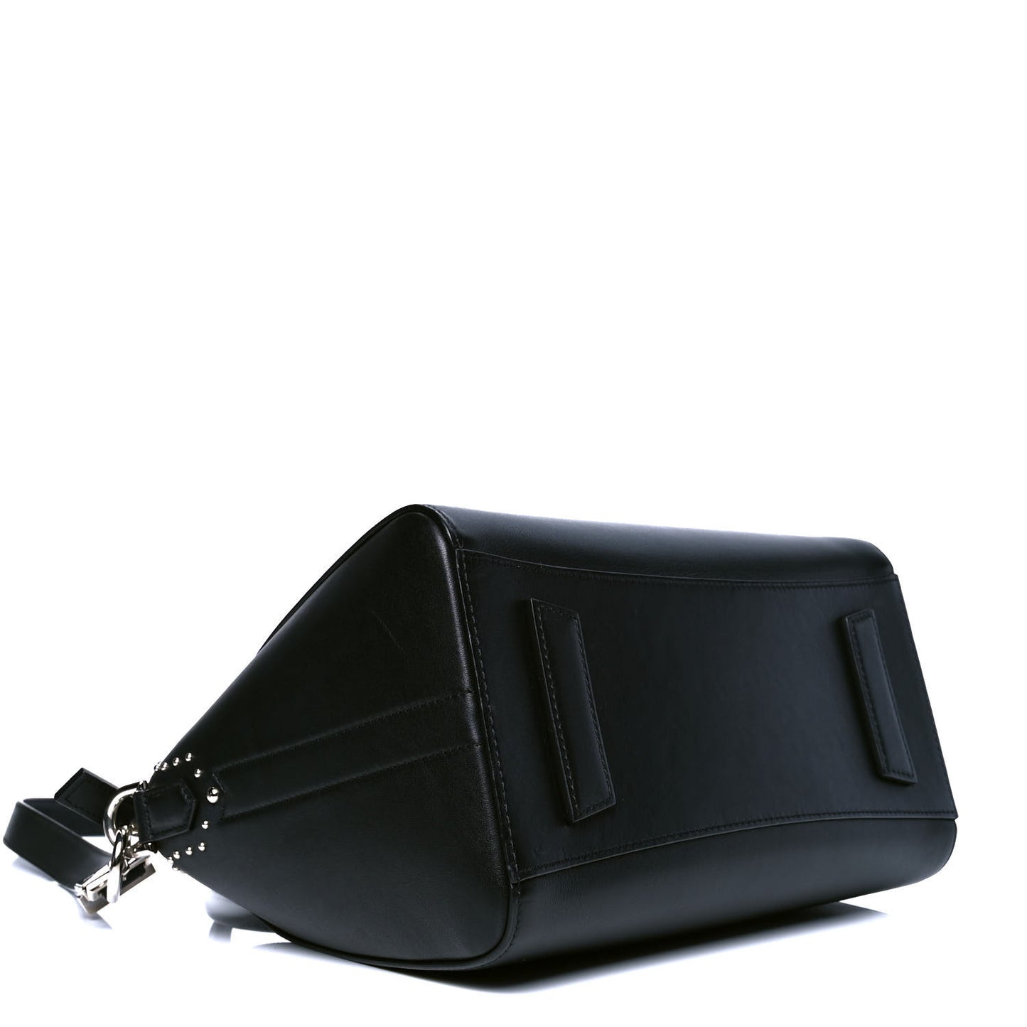 Smooth Calfskin Small Studded Antigona Black