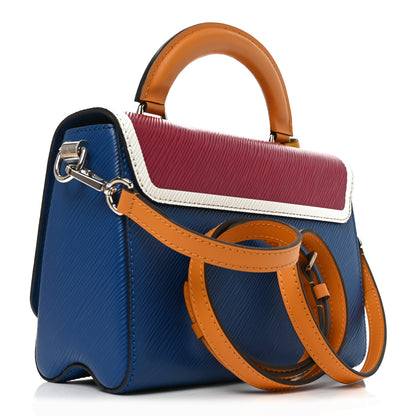 Louis Vuitton Epi Peace Twist Shoulder Bag MM Navy 3 of 9
