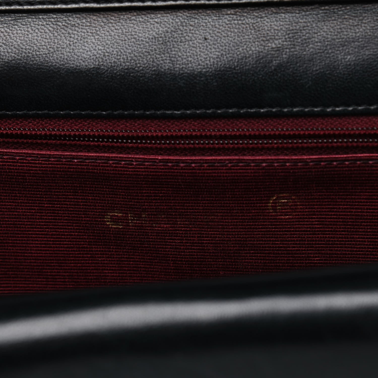 Chanel Lambskin Quilted Medium Round Double Flap Black 7 of 8