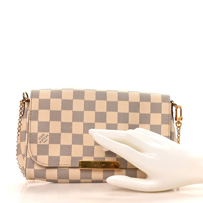 Louis Vuitton Damier Azur Favorite MM 2 of 9