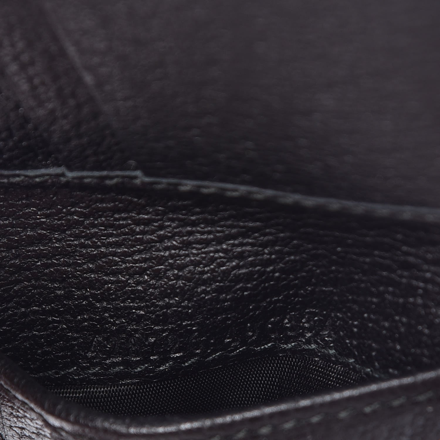 Gucci Calfskin Boar Effect GG Marmont Bi-Fold Wallet Black 7 of 8