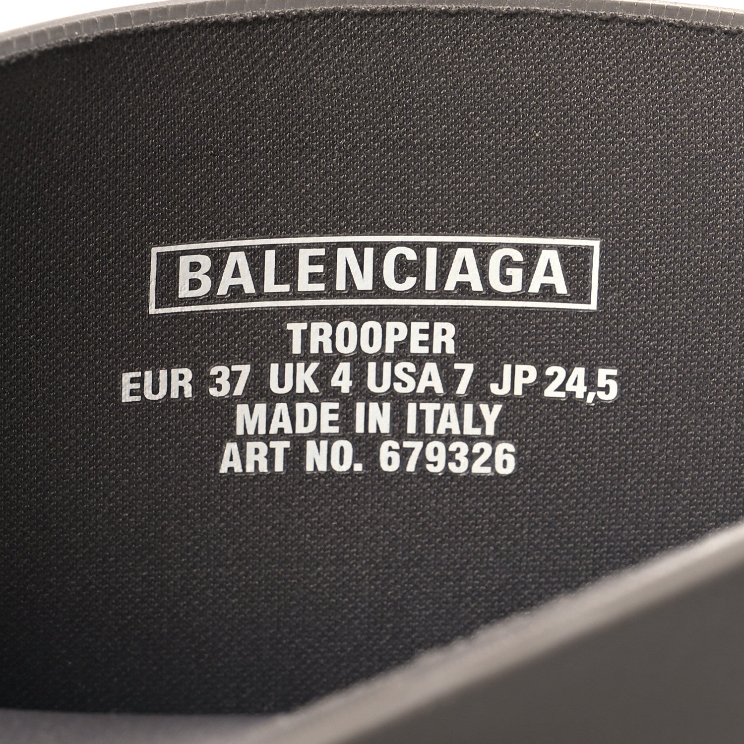 Balenciaga Rubber Trooper Boots 37 Grey 7 of 9