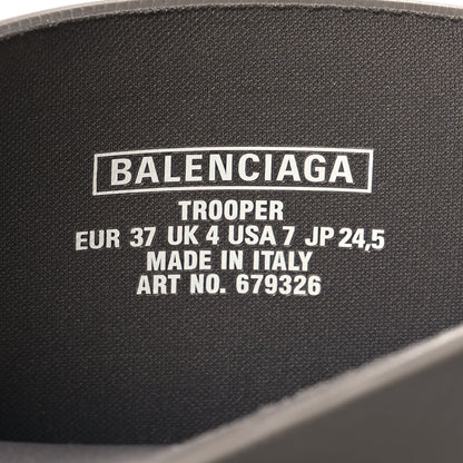 Balenciaga Rubber Trooper Boots 37 Grey 7 of 9