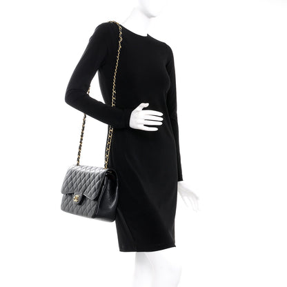 Chanel Caviar Quilted Jumbo Double Flap Black 2 of 9