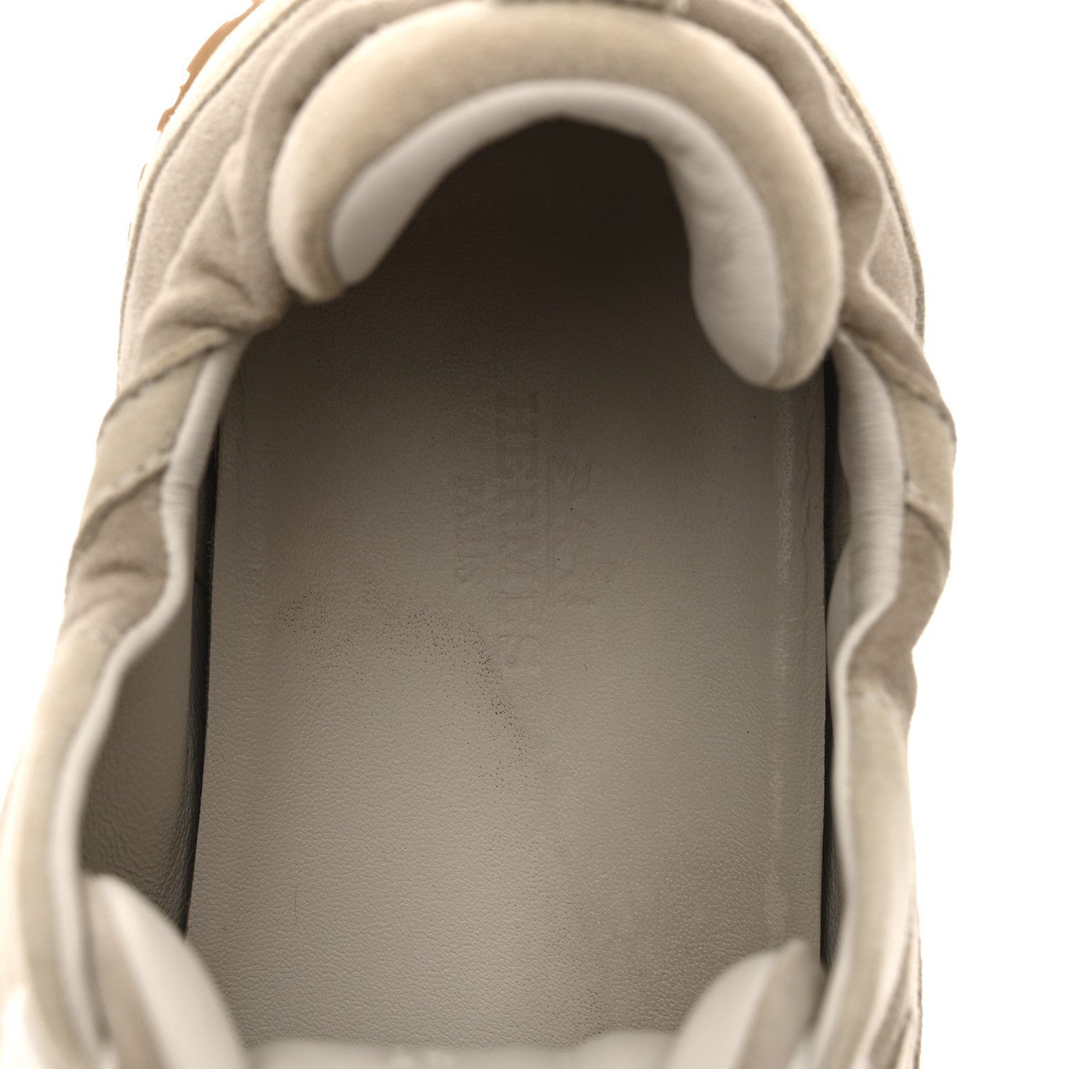 Hermes Suede Goatskin Jet Sneakers 37 Beige Esquisse Glaise 7 of 12