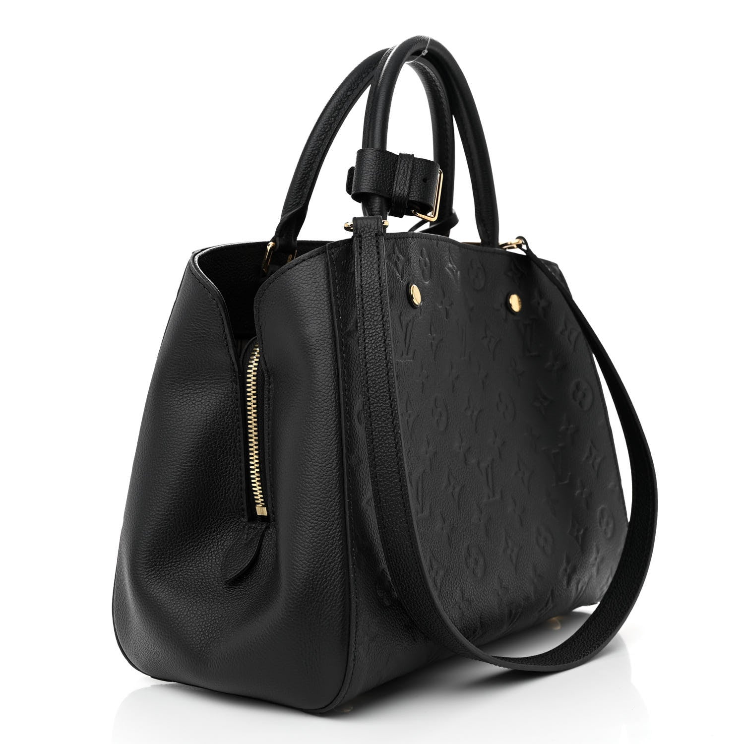 Louis Vuitton Empreinte Montaigne MM Black 3 of 9