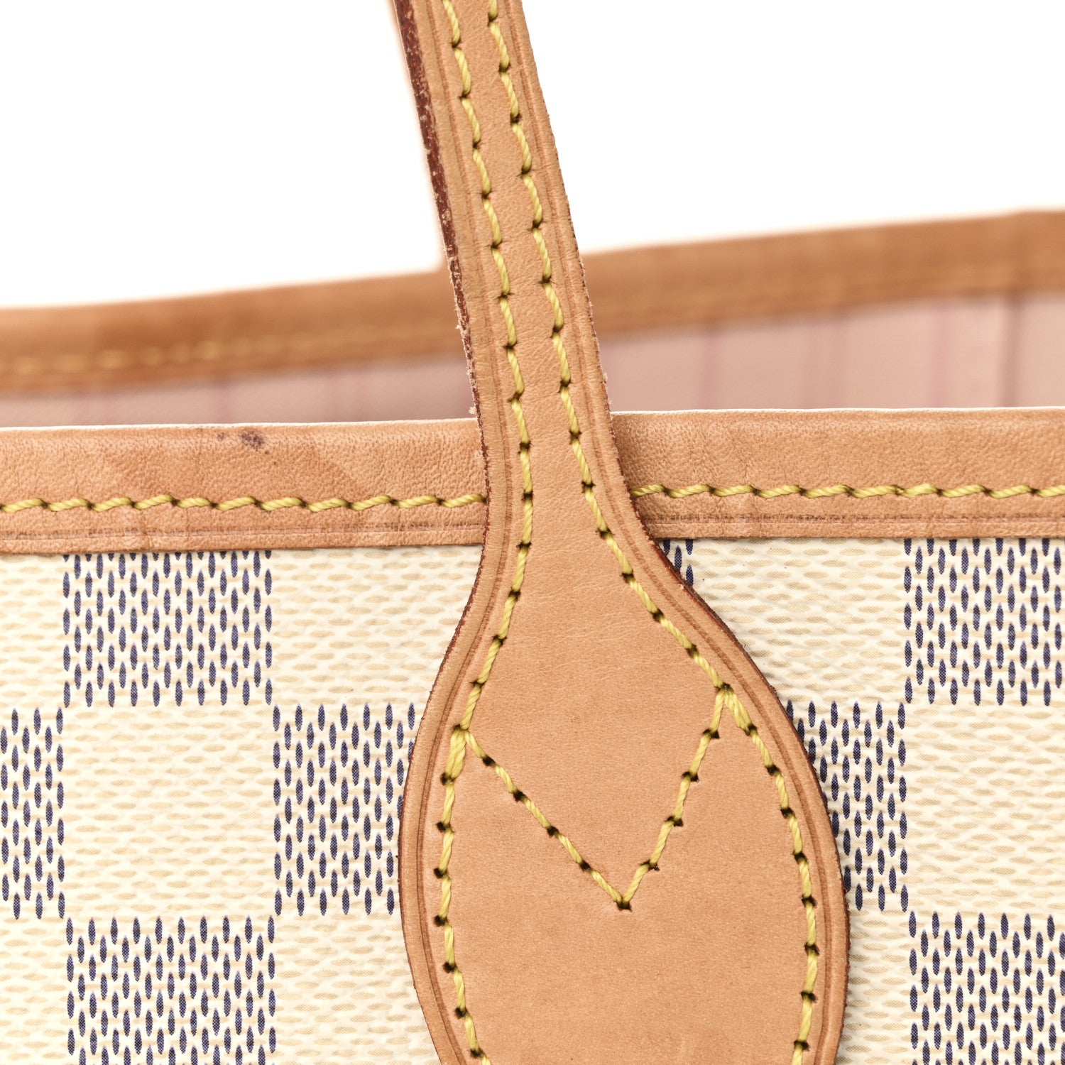 Louis Vuitton Damier Azur Neo Neverfull MM Rose Ballerine 10 of 12
