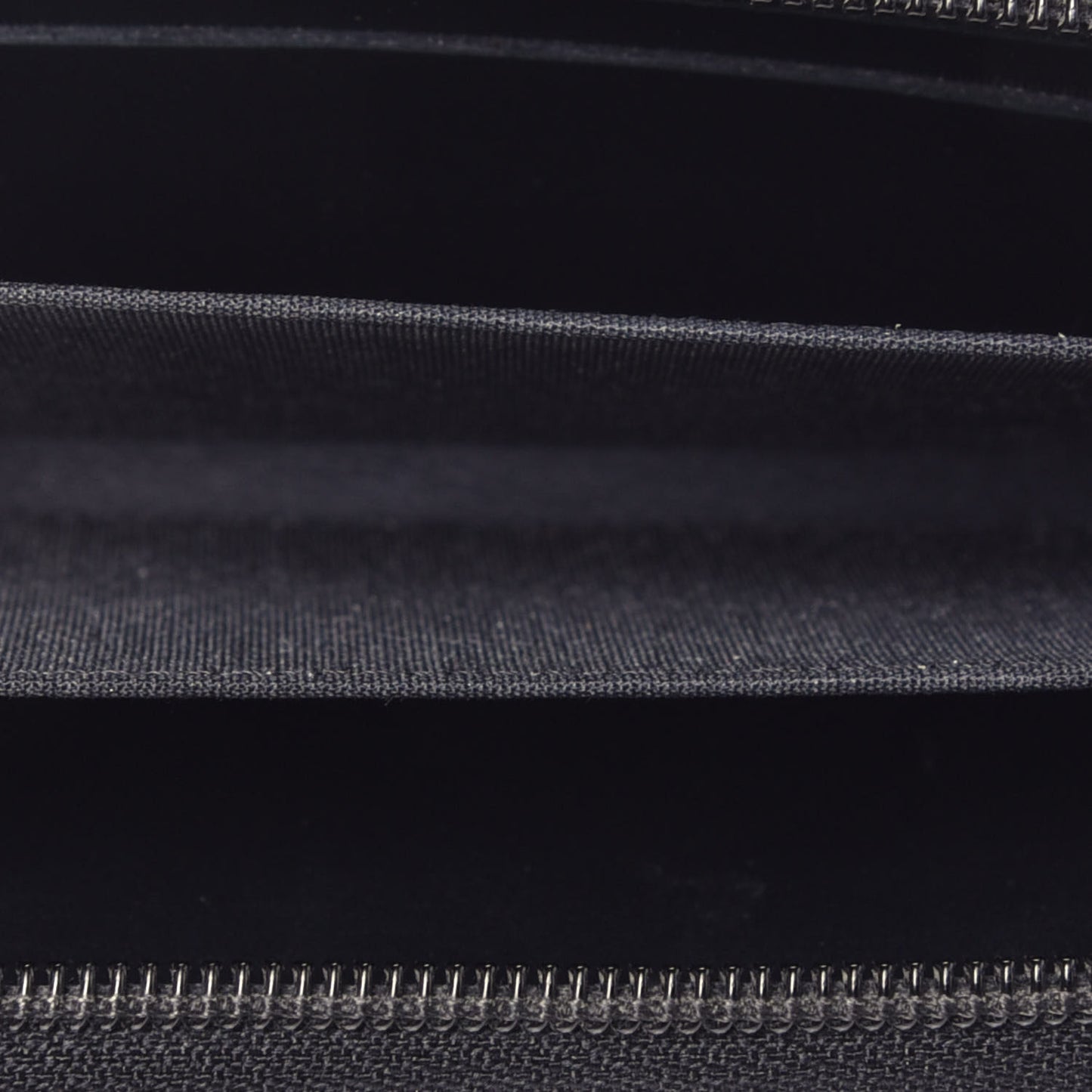 Caviar Quilted Small Boy Zip Around Wallet Black