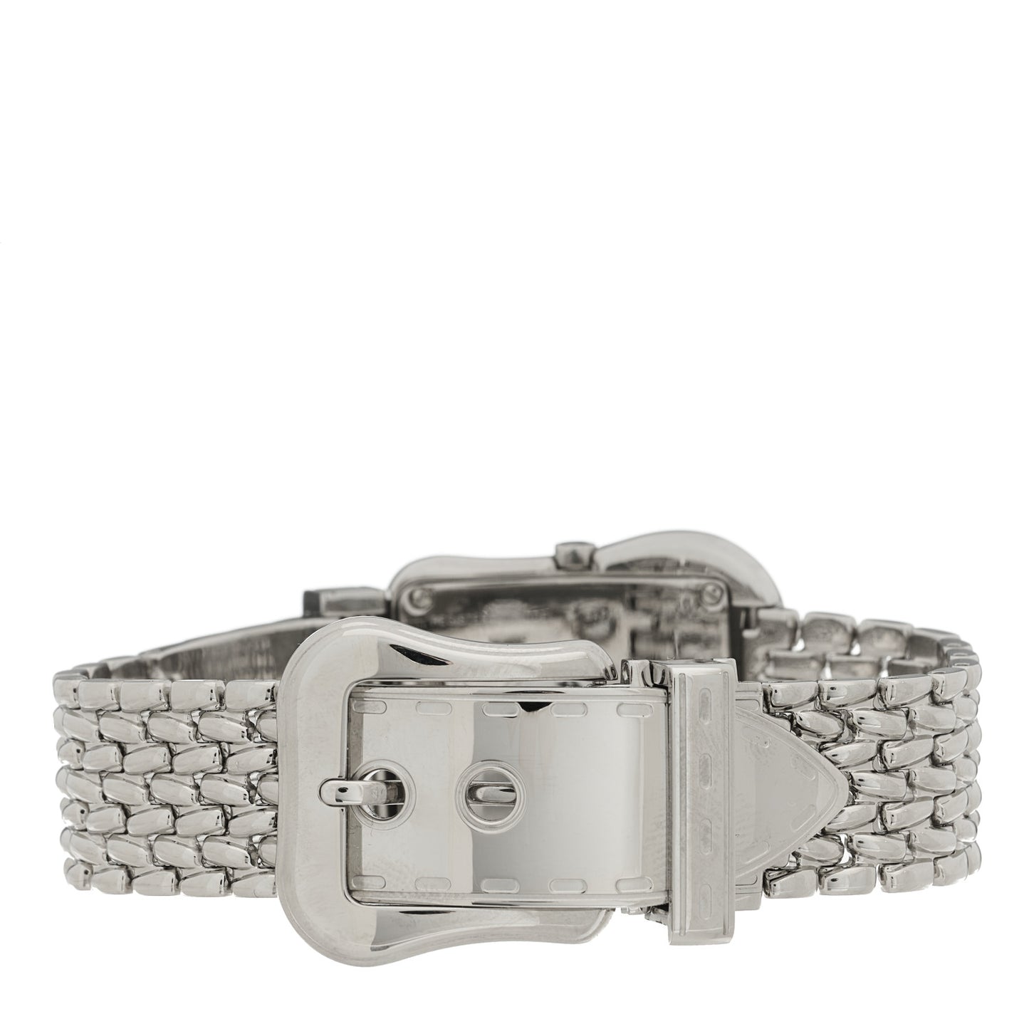 Stainless Steel Diamond Mother of Pearl 33mm Buckle Quartz Watch
