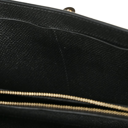 Hermes Epsom Kelly Wallet To Go Black 11 of 14