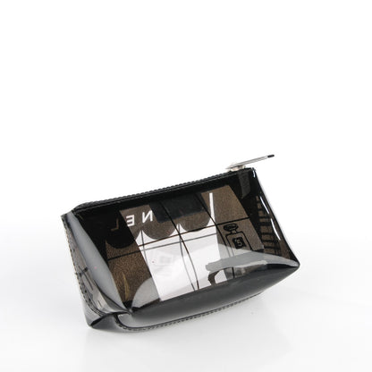 Chanel Vinyl Coco Window Cosmetic Pouch Black 3 of 7