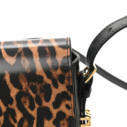 Burberry Calfskin Leopard Small Grace Bag Black 10 of 10
