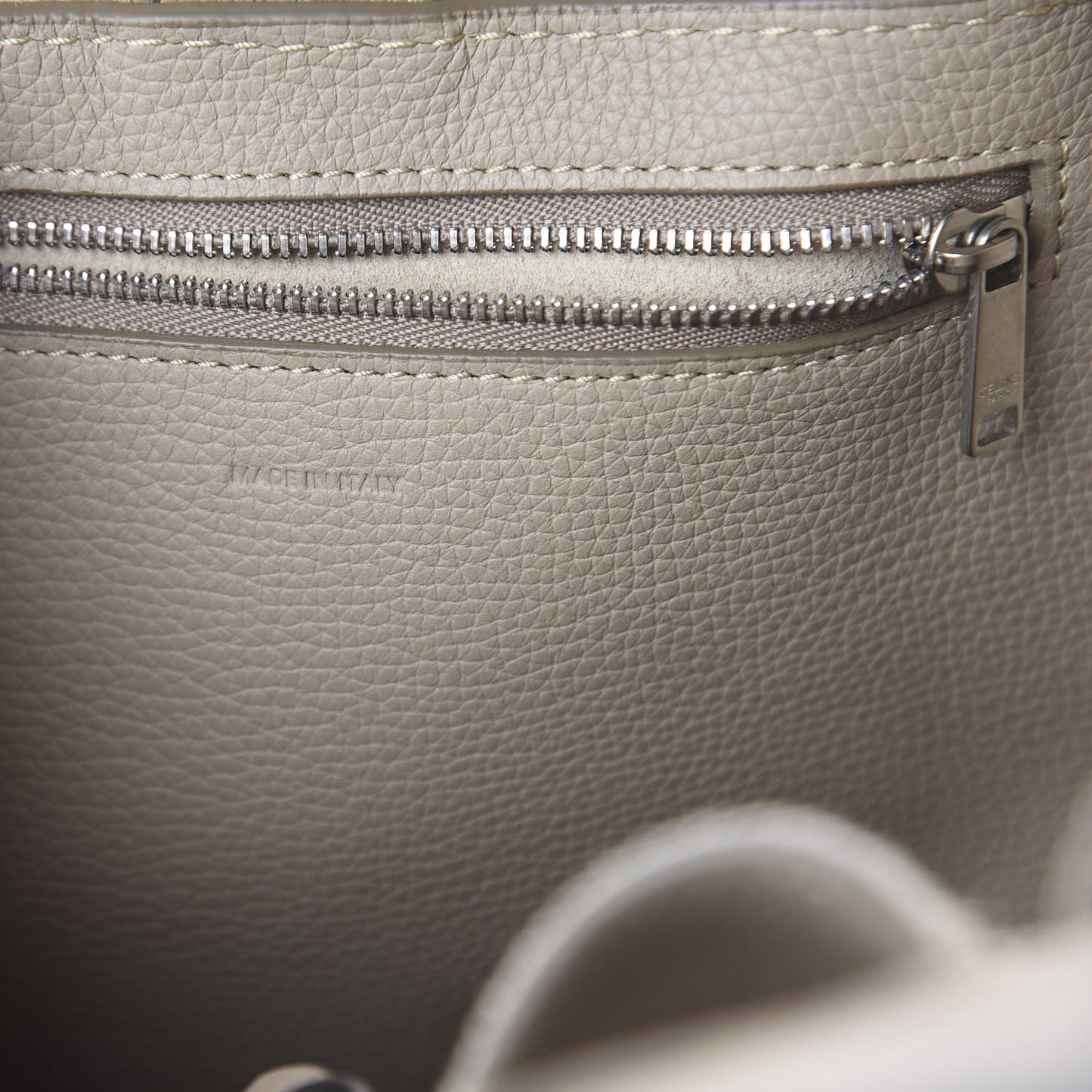 Supple Grained Calfskin Small Big Bag Light Taupe