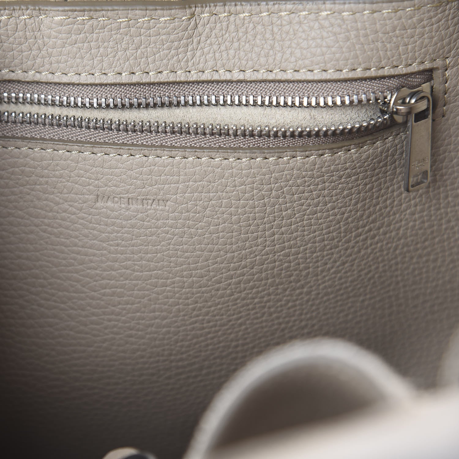 Celine Supple Grained Calfskin Small Big Bag Light Taupe 7 of 8