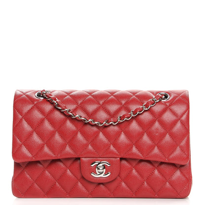 Chanel Caviar Quilted Medium Double Flap Red 1 of 6