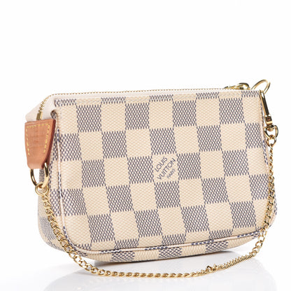 Louis Vuitton Damier Azur Mini Pochette Accessories 3 of 7