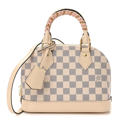 Louis Vuitton Damier Azur Braided Alma BB 1 of 9
