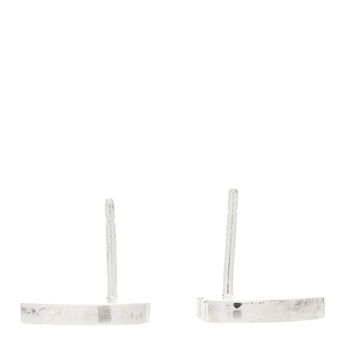 Sterling Silver Trademark Heart Stud Earrings