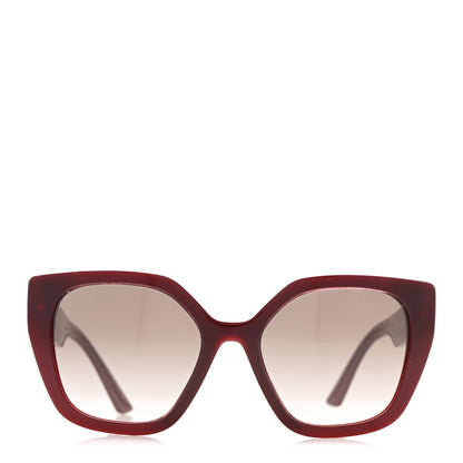 Prada Cat Eye Sunglasses SPR 24XS Burgundy 2 of 8