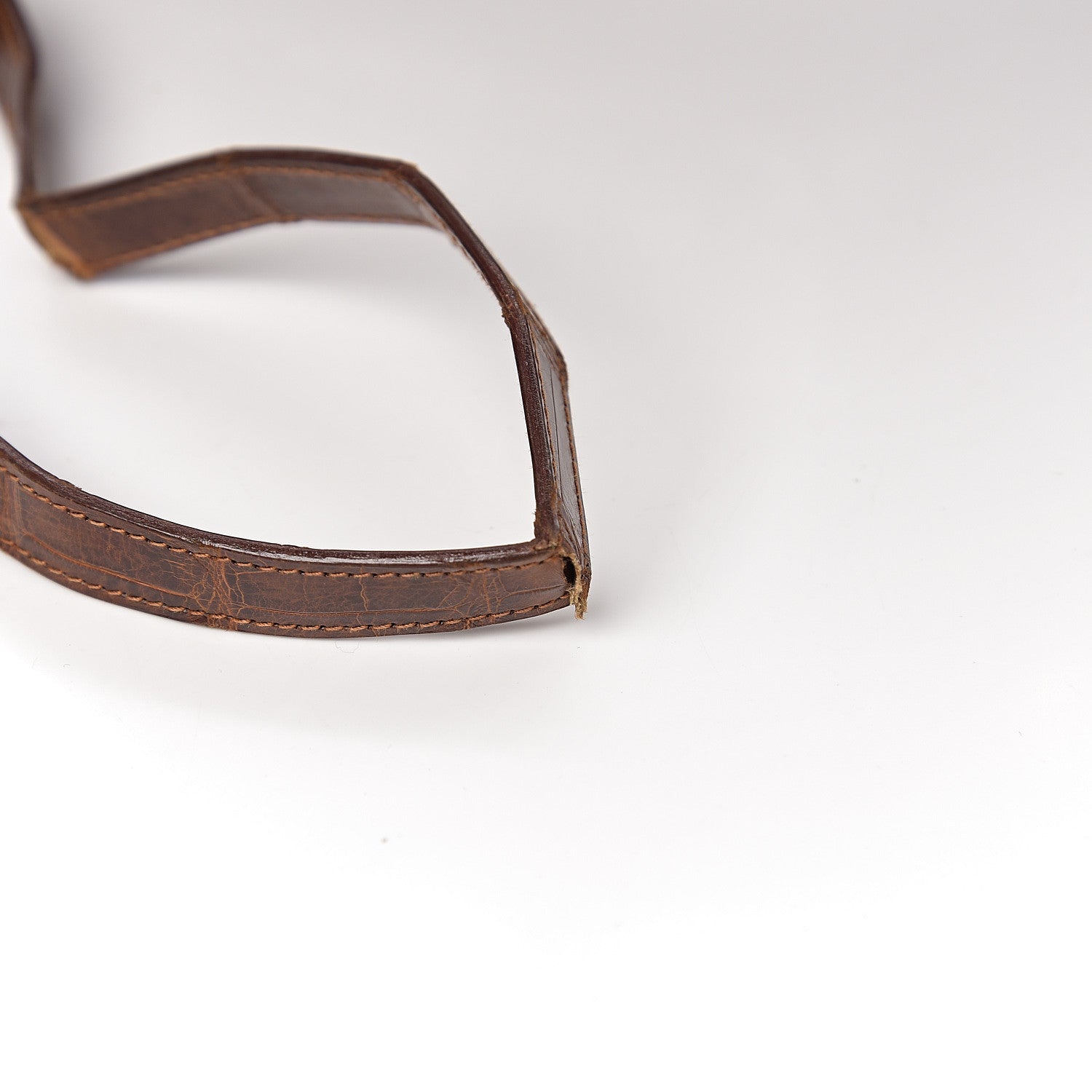 Christian Dior Crocodile Large Lady Dior Brown 10 of 14