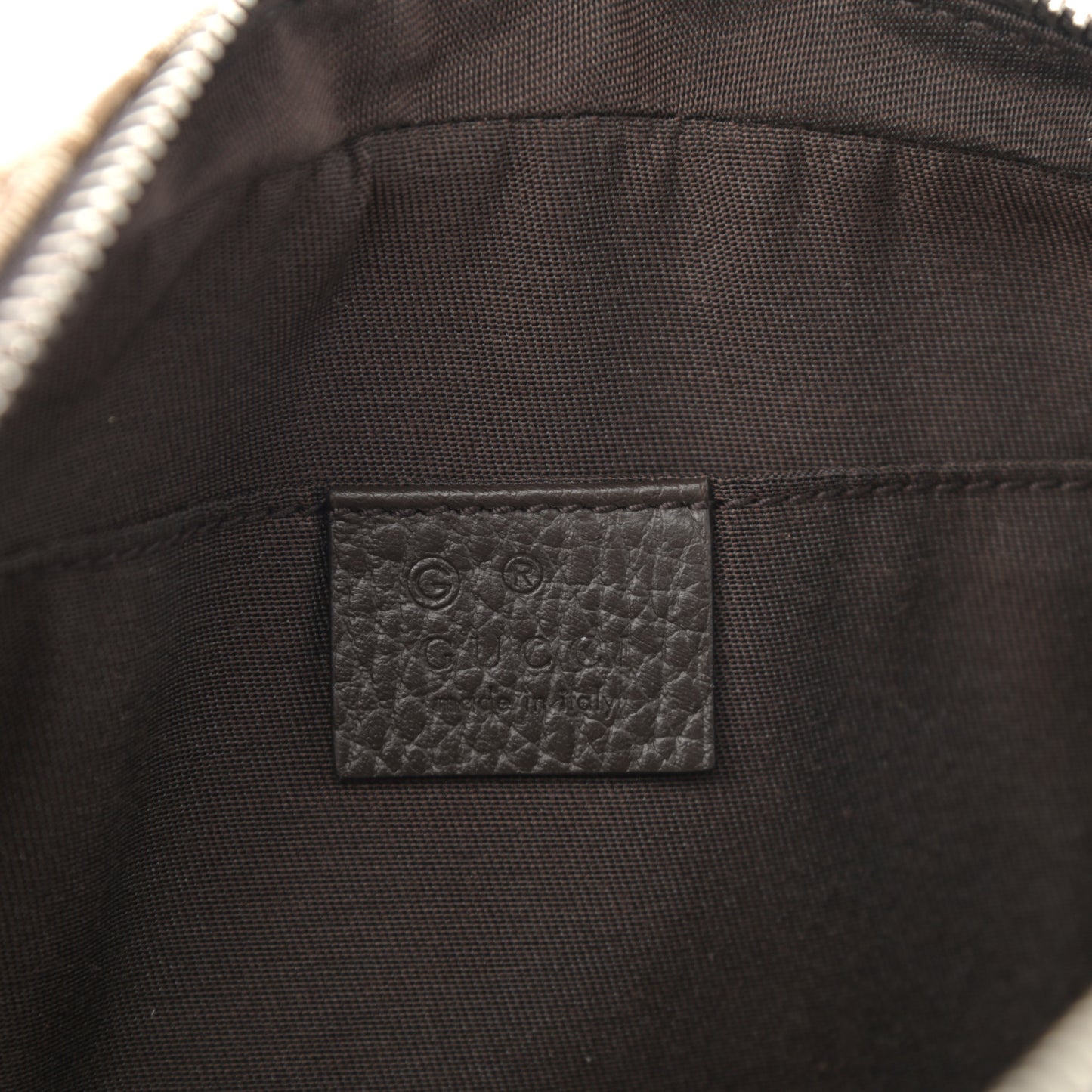 Monogram Belt Bag Dark Brown