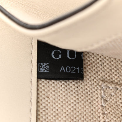 Gucci Calfskin Bamboo Web Medium Dionysus Top Handle Bag White Blue Hibiscus Red 8 of 13