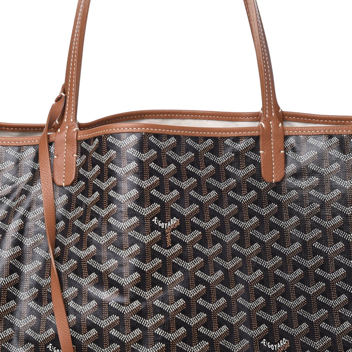 Goyardine Saint Louis GM Black Gold