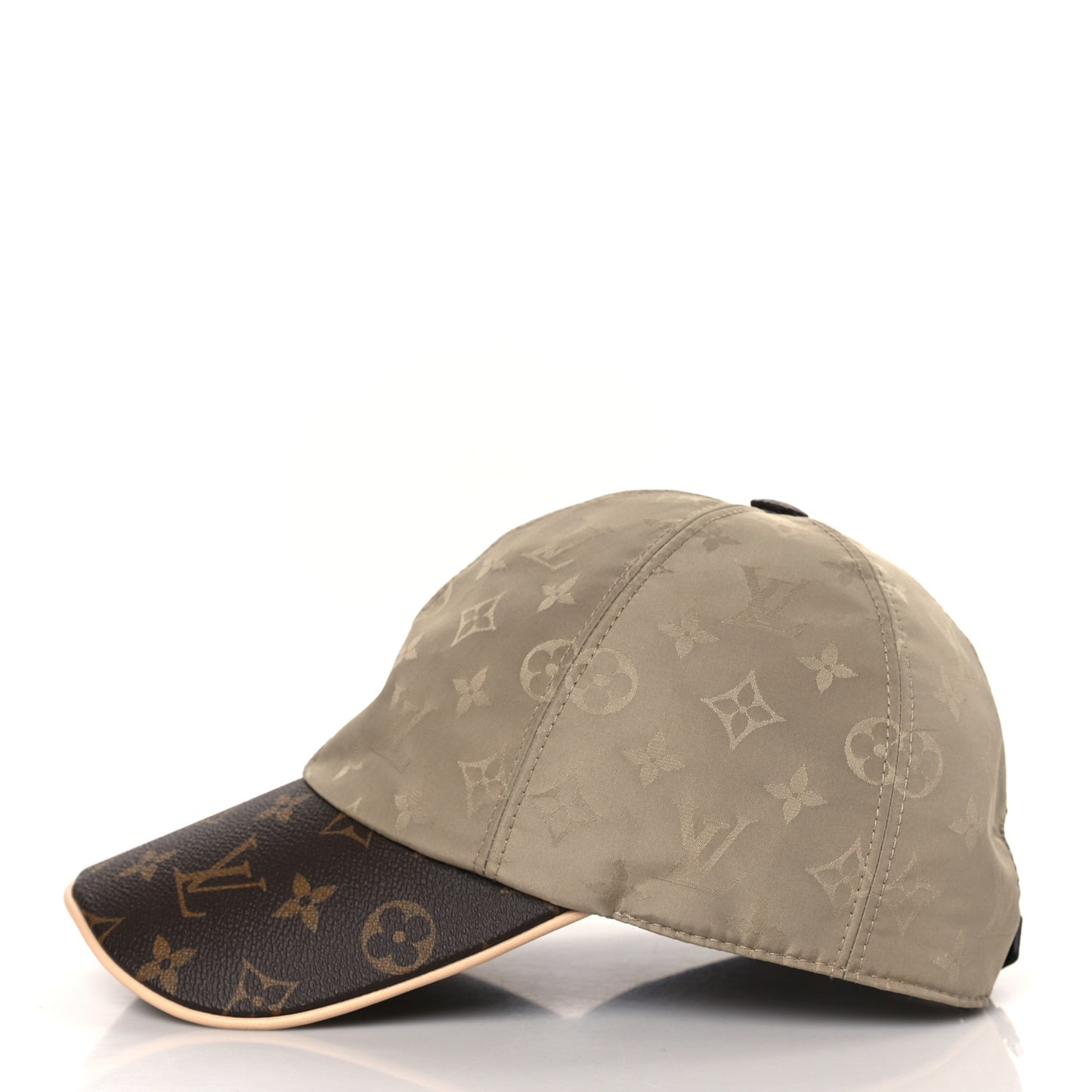 Monogram Polyester Silk LV Get Ready Cap M Beige