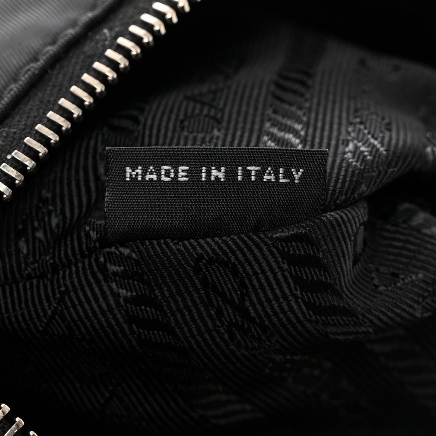 Tessuto Nylon Flat Pouch Black
