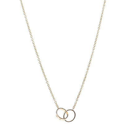 Cartier 18K Yellow Gold Interlocking LOVE Necklace 1 of 6