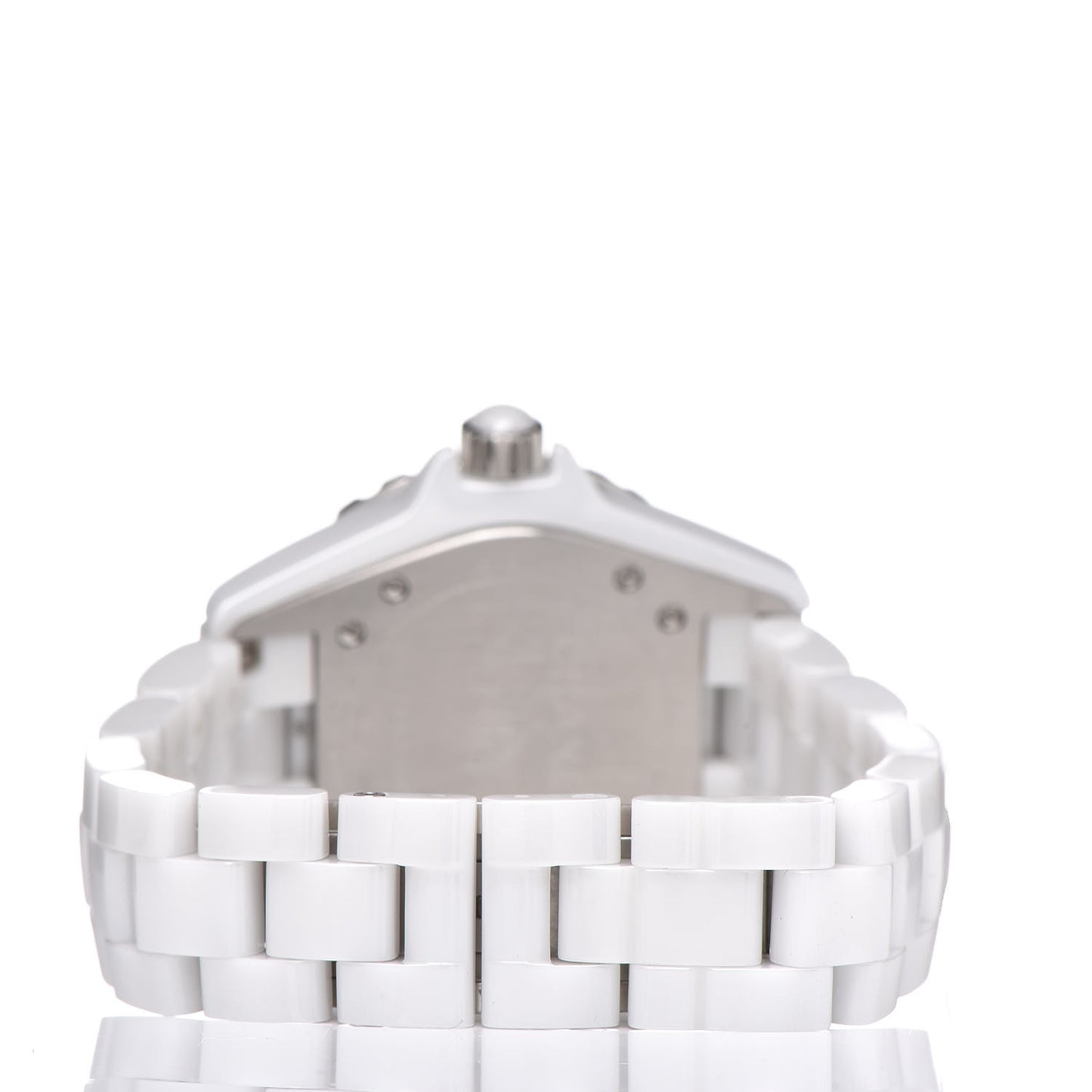 Stainless Steel Ceramic 33mm J12 Quartz Watch White