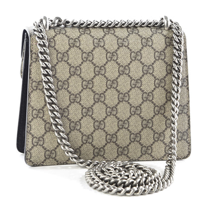 Gucci GG Supreme Monogram Mini Dionysus Shoulder Bag Black 2 of 9