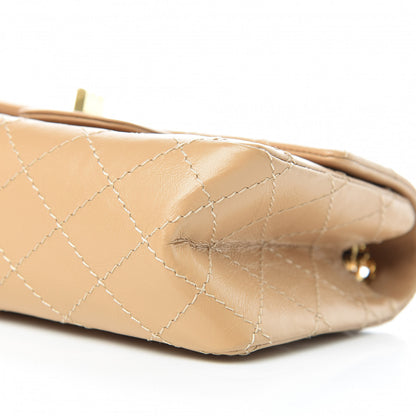Chanel Aged Calfskin Quilted 2.55 Reissue Mini Flap Beige 9 of 11